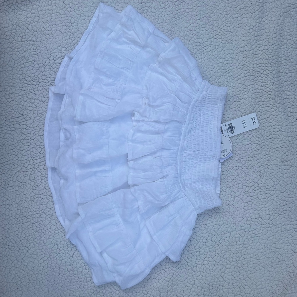 Hollister White Mini Skirt